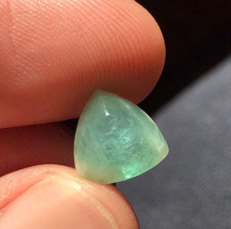 Grandidierite Trilliant Cabochon Madagascar Rare Gem!