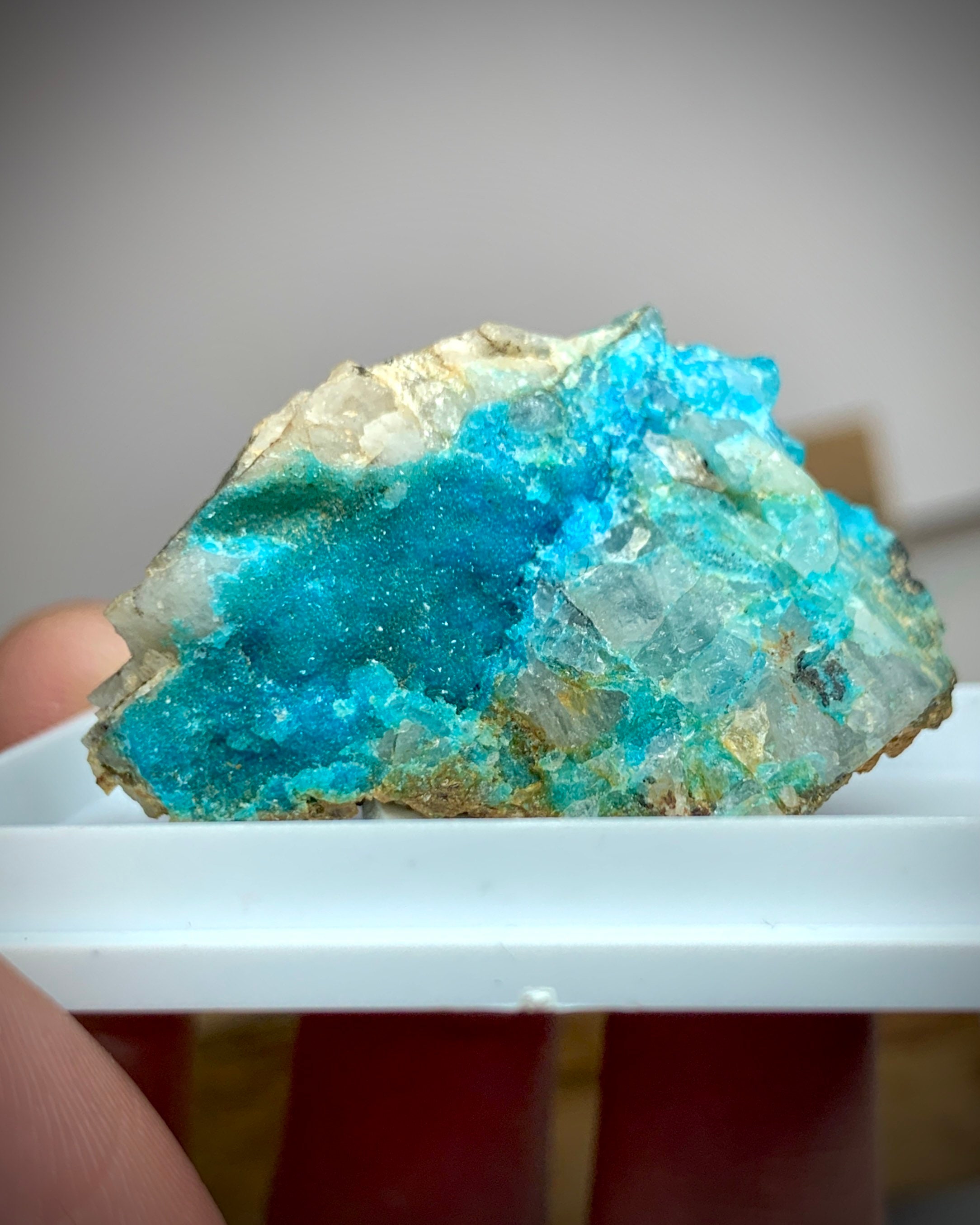 Ultra Rare Crystalline Turquoise. Mine, Lynch Station, Campbell