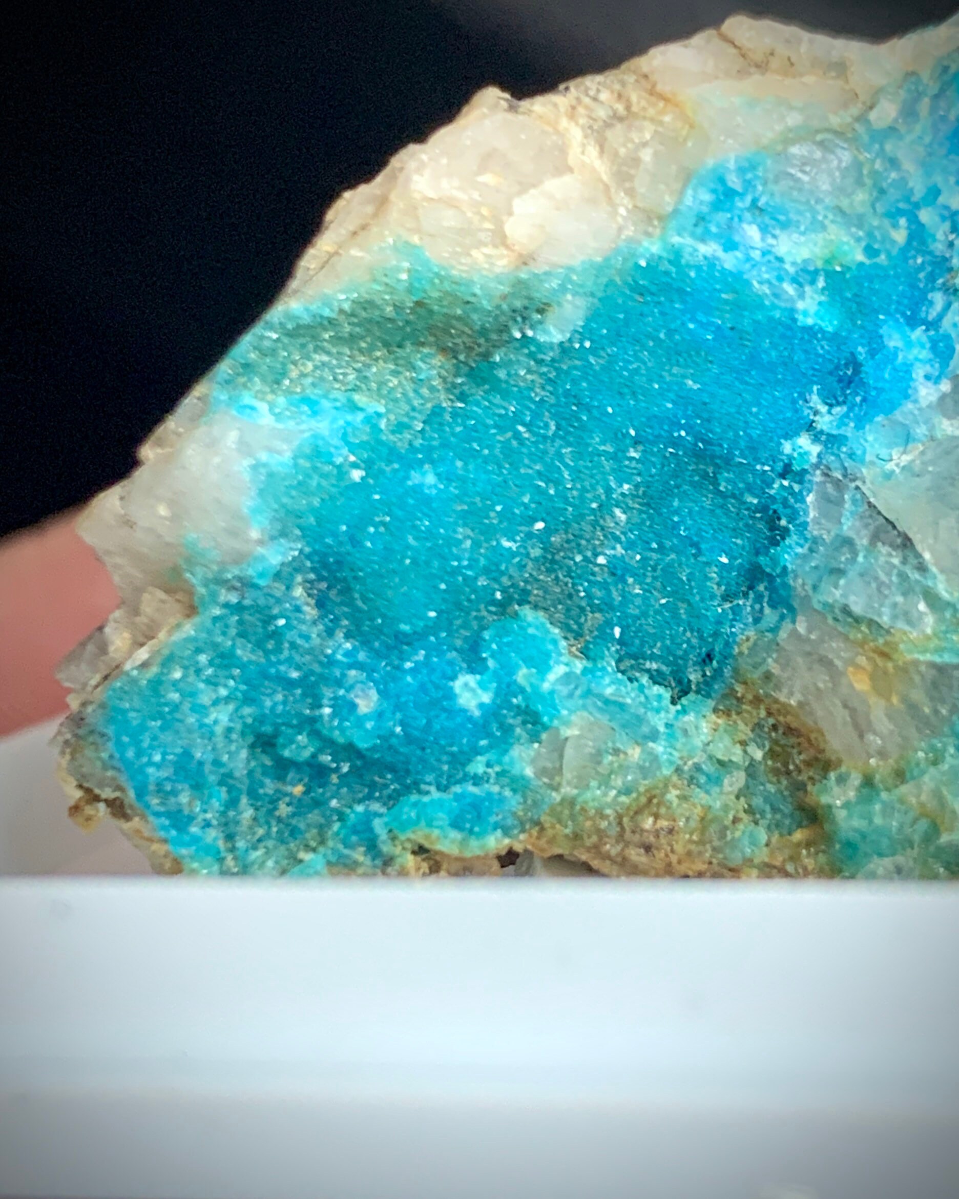 Ultra Rare Crystalline Turquoise. Mine, Lynch Station, Campbell