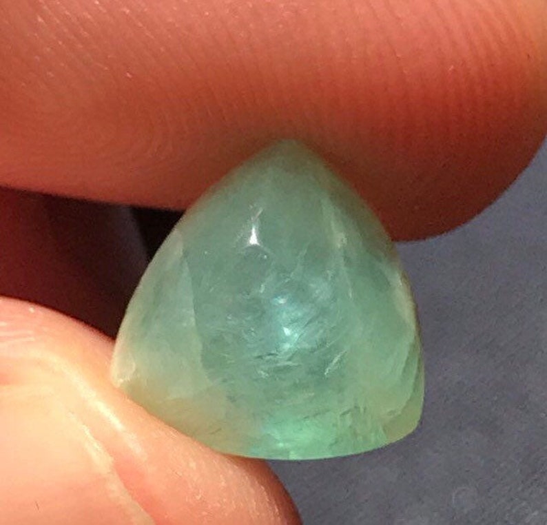 Grandidierite Trilliant Cabochon Madagascar Rare Gem!