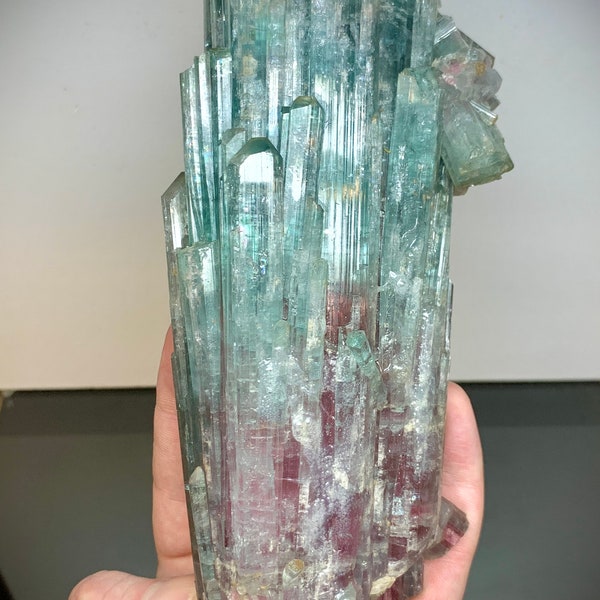 Cabinet Sized Terminated Watermelon Tourmaline || Barra de Salinas, Minas Gerais, Brazil. 1441 Grams.