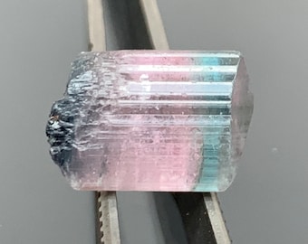 Blue Cap Tourmaline Crystal with Pinacoid Termination | |Nuristan, Afghanistan