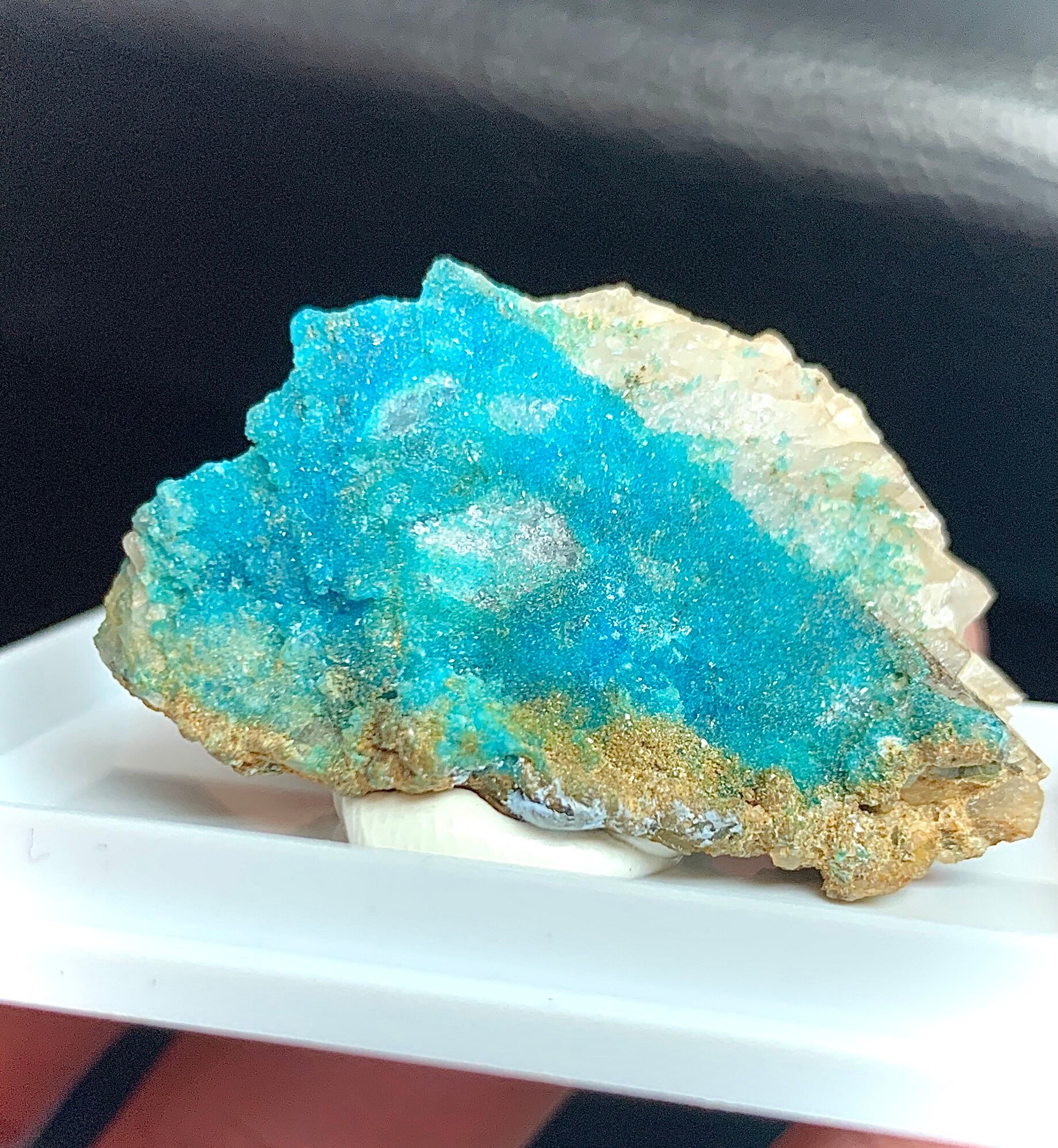 Ultra Rare Crystalline Turquoise. Mine, Lynch Station, Campbell