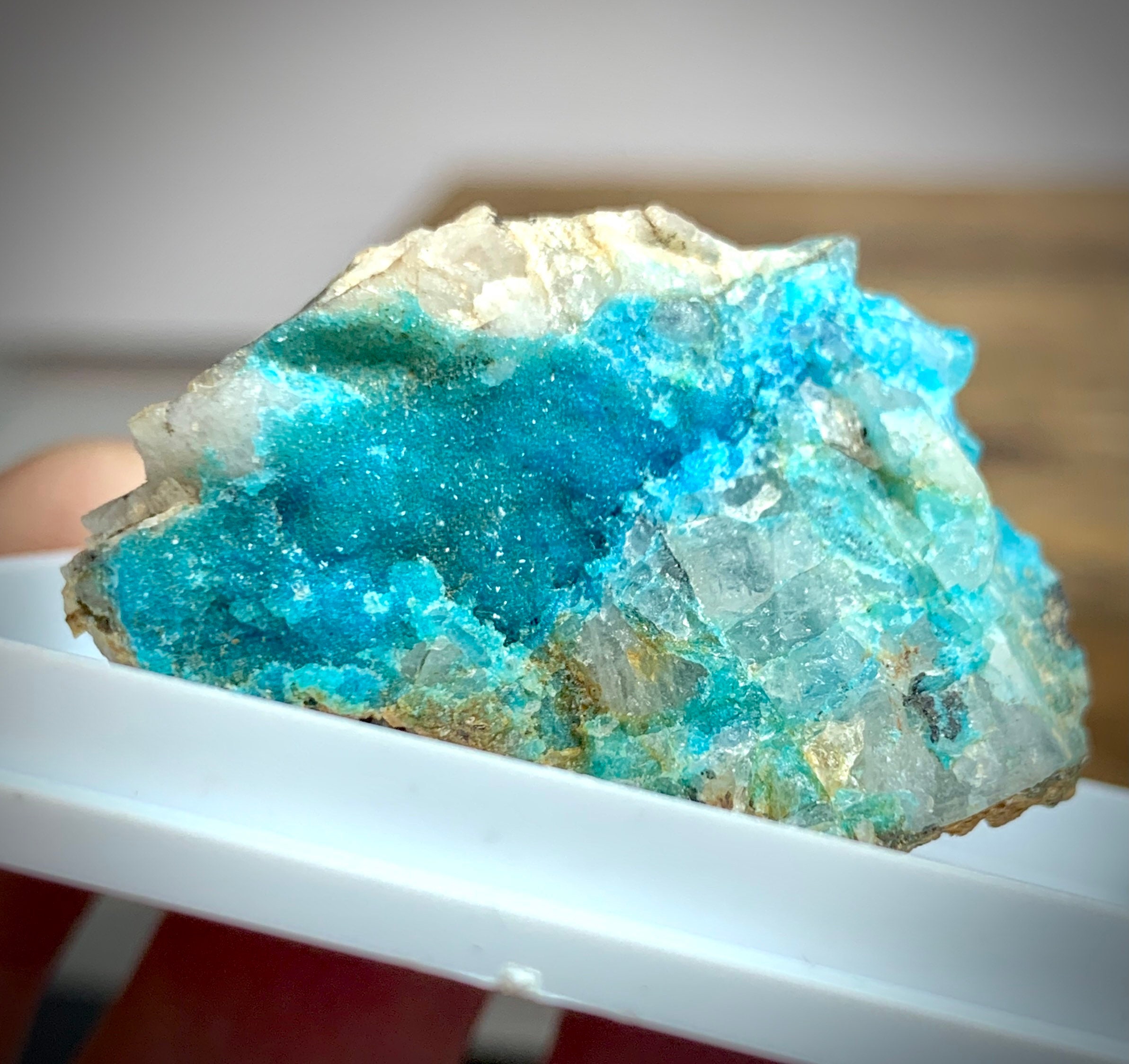 Ultra Rare Crystalline Turquoise. Mine, Lynch Station, Campbell
