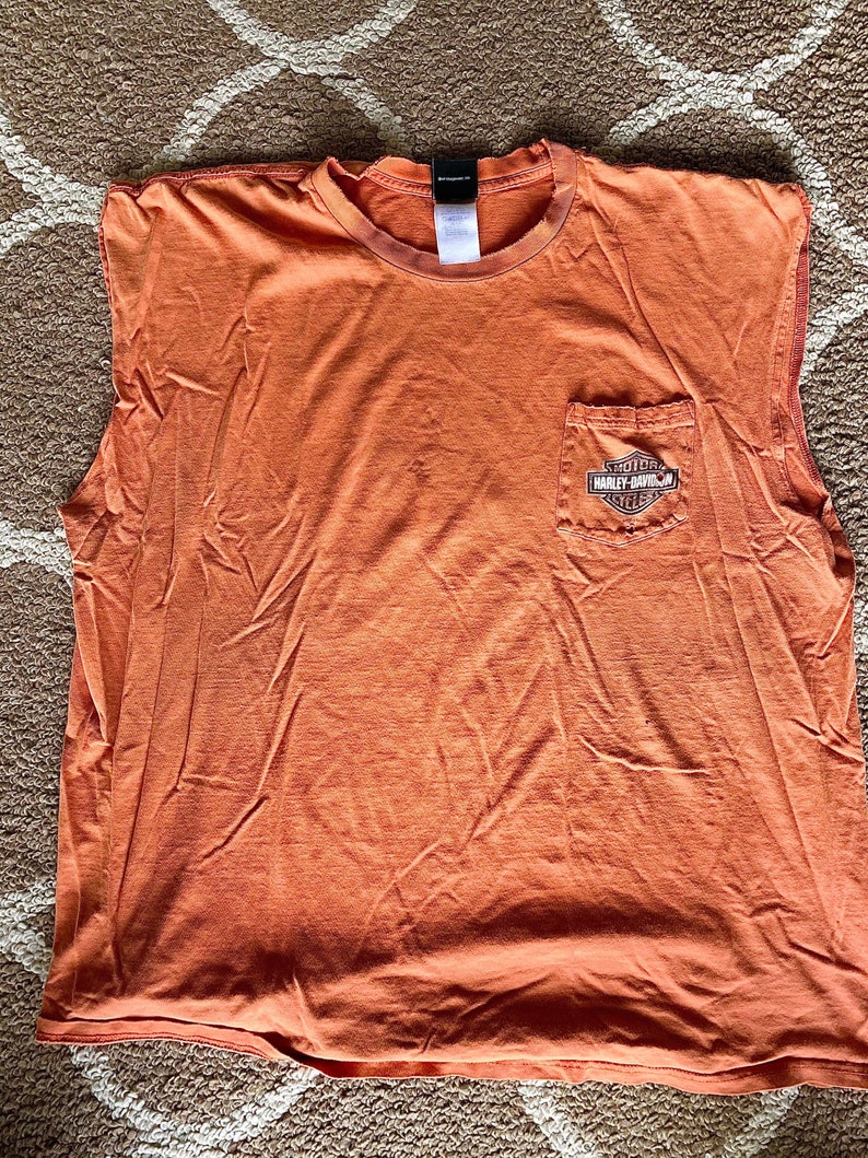 Vintage Harley Davidson tank 3XL