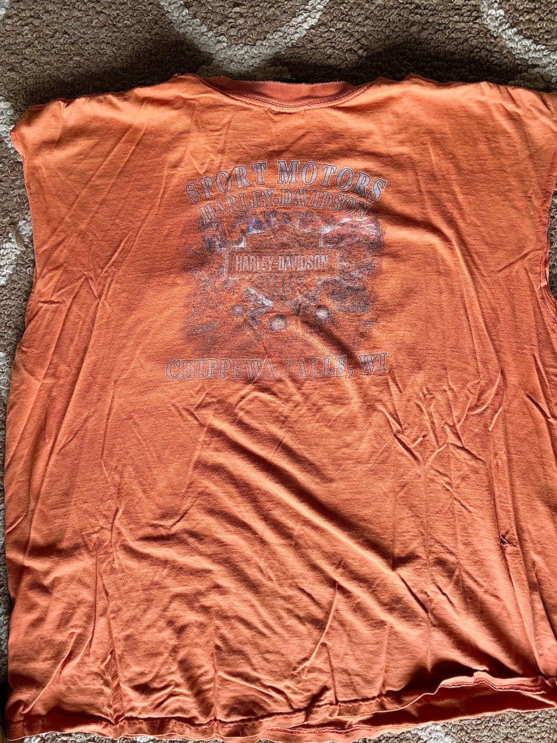 Vintage Harley Davidson tank 3XL