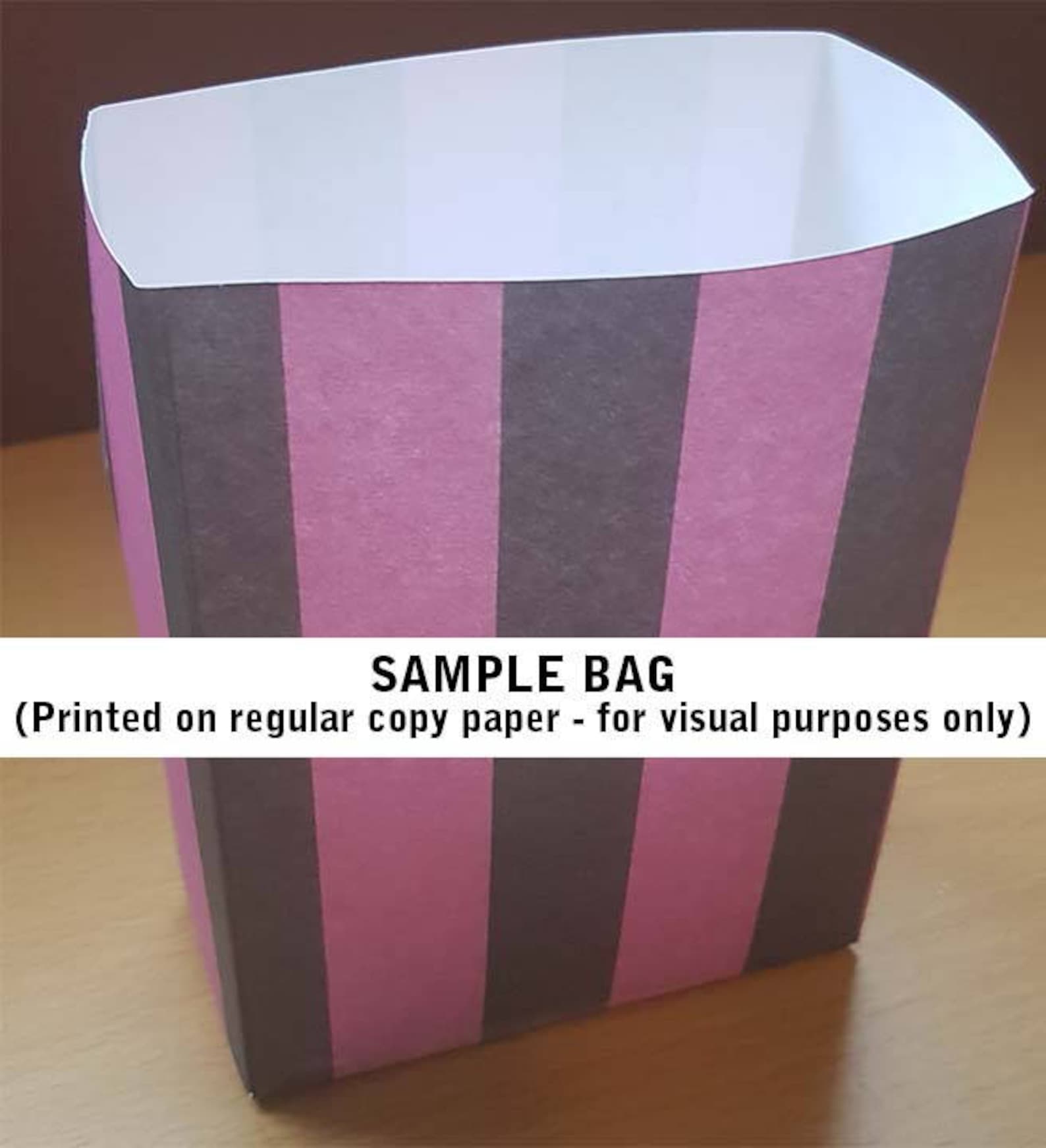 Blank Treat Bag Template Instant Download Party Holiday Wedding ...