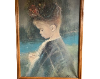 Armando Gentilini 「Precious」　壁掛け画 Vintage Framed Litho 