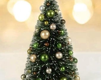 Puppenhaus Miniatur Grüner Baum Weihnachten Frühling Dekor 10 oder 15 cm 1:12