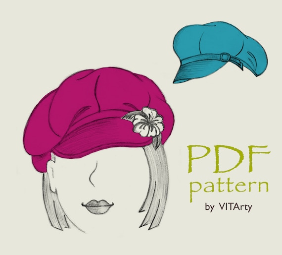 8 panel cap pattern