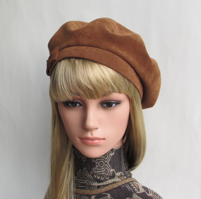 Women Beret Hat Sewing Pattern Tutorial Download PDF Easy Hat Etsy