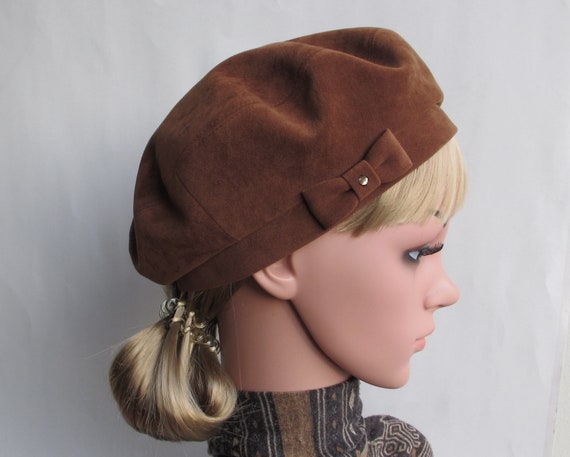Women Beret Hat Sewing Pattern Tutorial Download Pattern Diy Etsy