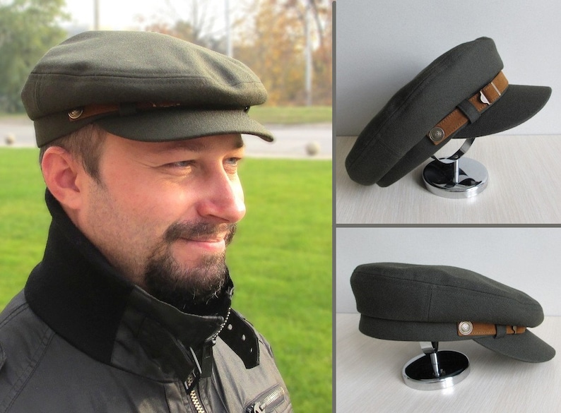 Hat Sewing Pattern Mens Hat pattern Fiddler Cap pattern PDF Etsy