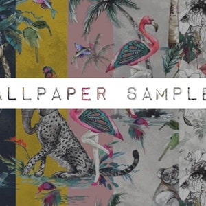 Wallpaper SAMPLES | Luxury | wall coverings | boutique designer hotel restaurant | refurbishment | interior designer | Muck N Brass