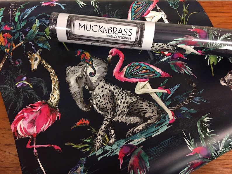 Muck N Brass Wallcovering ChiMiracle Dark