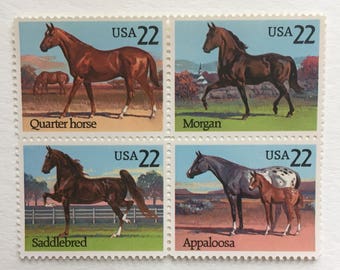 Wooden Stamp QUARTER HORSE Horse Stamp