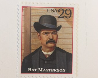 Dodge City Deputy Gunman BAT MASTERSON Vintage 8x10 Photo Old West Portrait