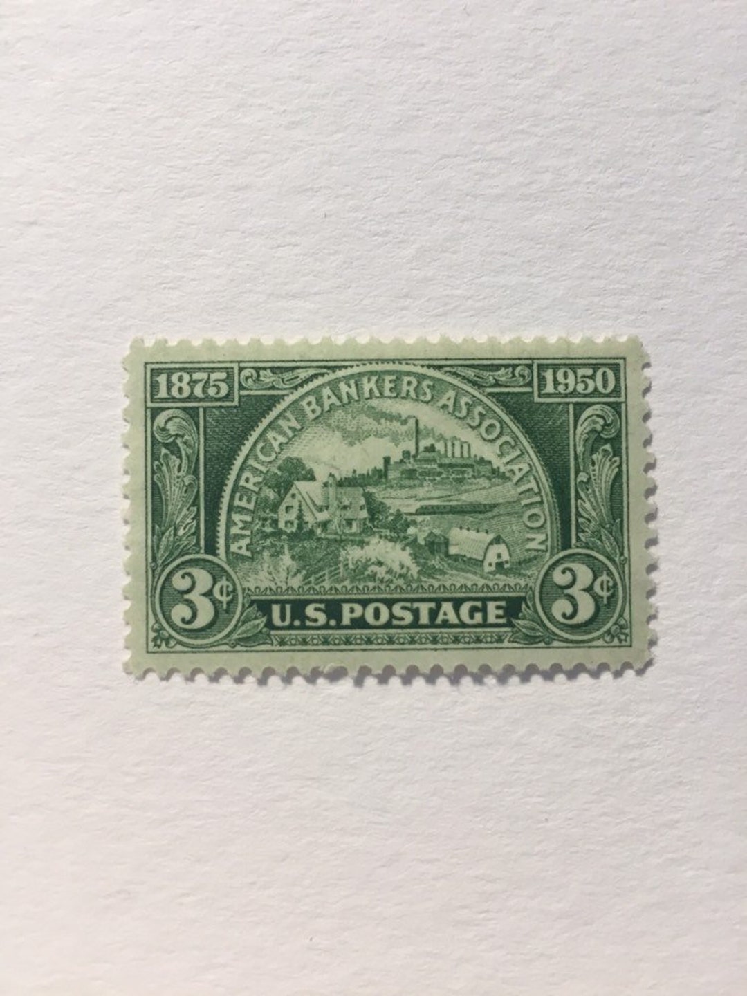 10 American Bankers Association 3c US Postage Stamps Unused Etsy