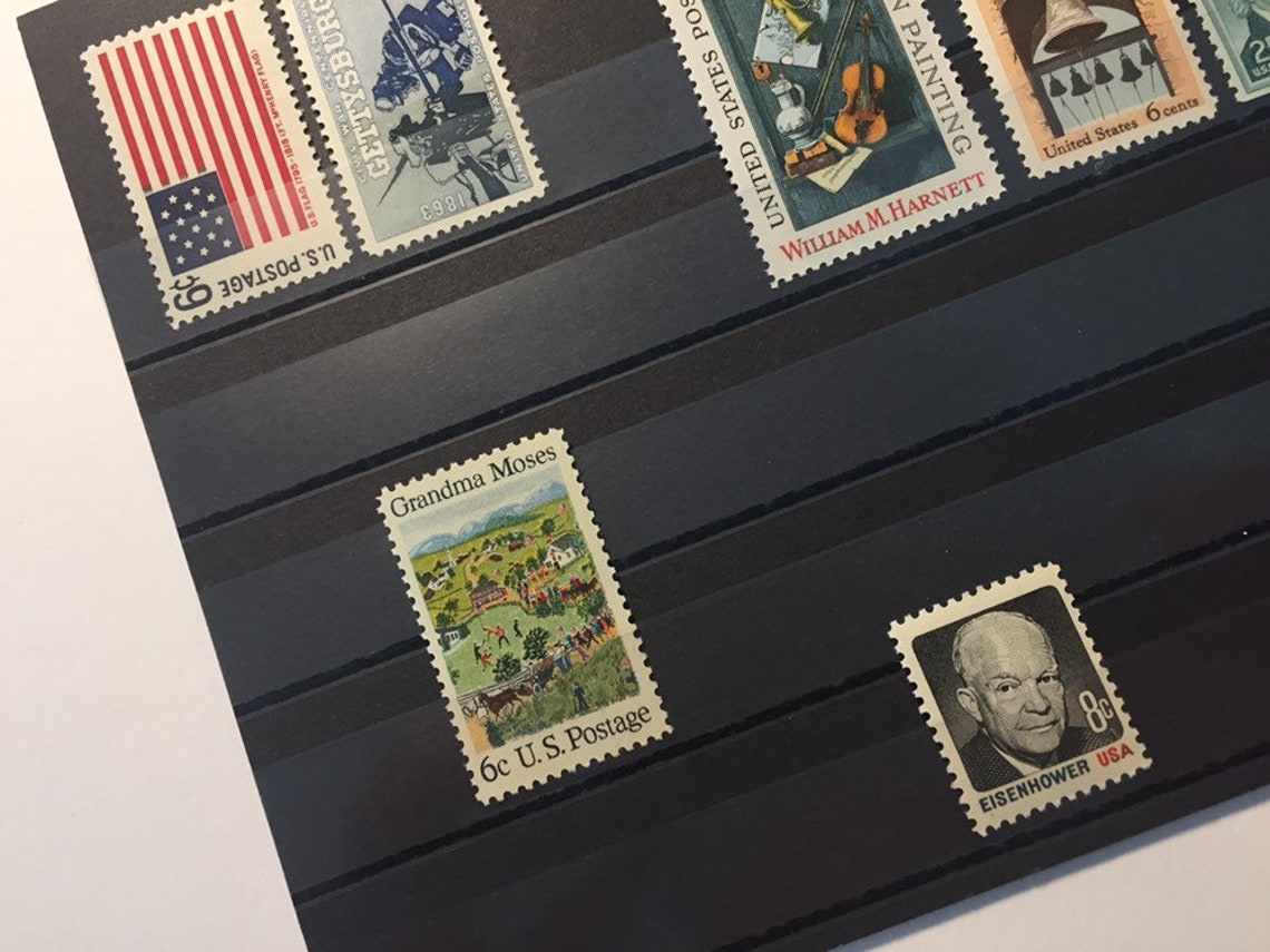 3 Stamp organizing cards Postage stamp collecting supply Etsy