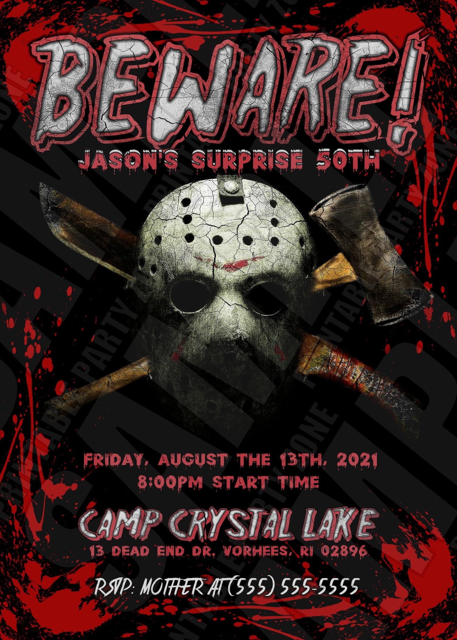 friday-the-13th-inspired-birthday-invitation-printable-etsy-uk