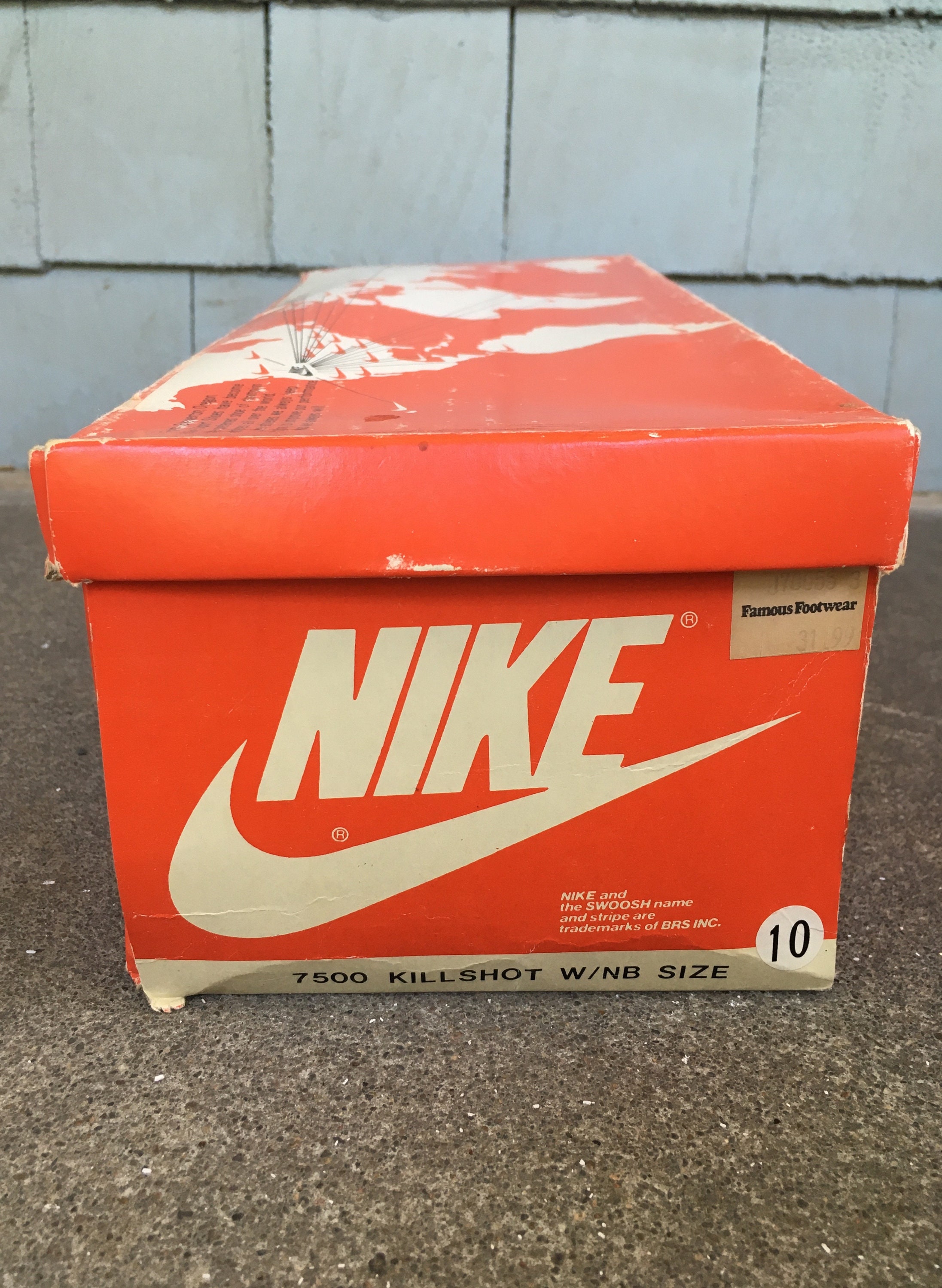 ヴィンテージ 1980 年代 NIKE WIMBLEDON ホワイト レザー ヴィンテージ 1980 年代 NIKE WIMBLEDON ホワイト レザー
