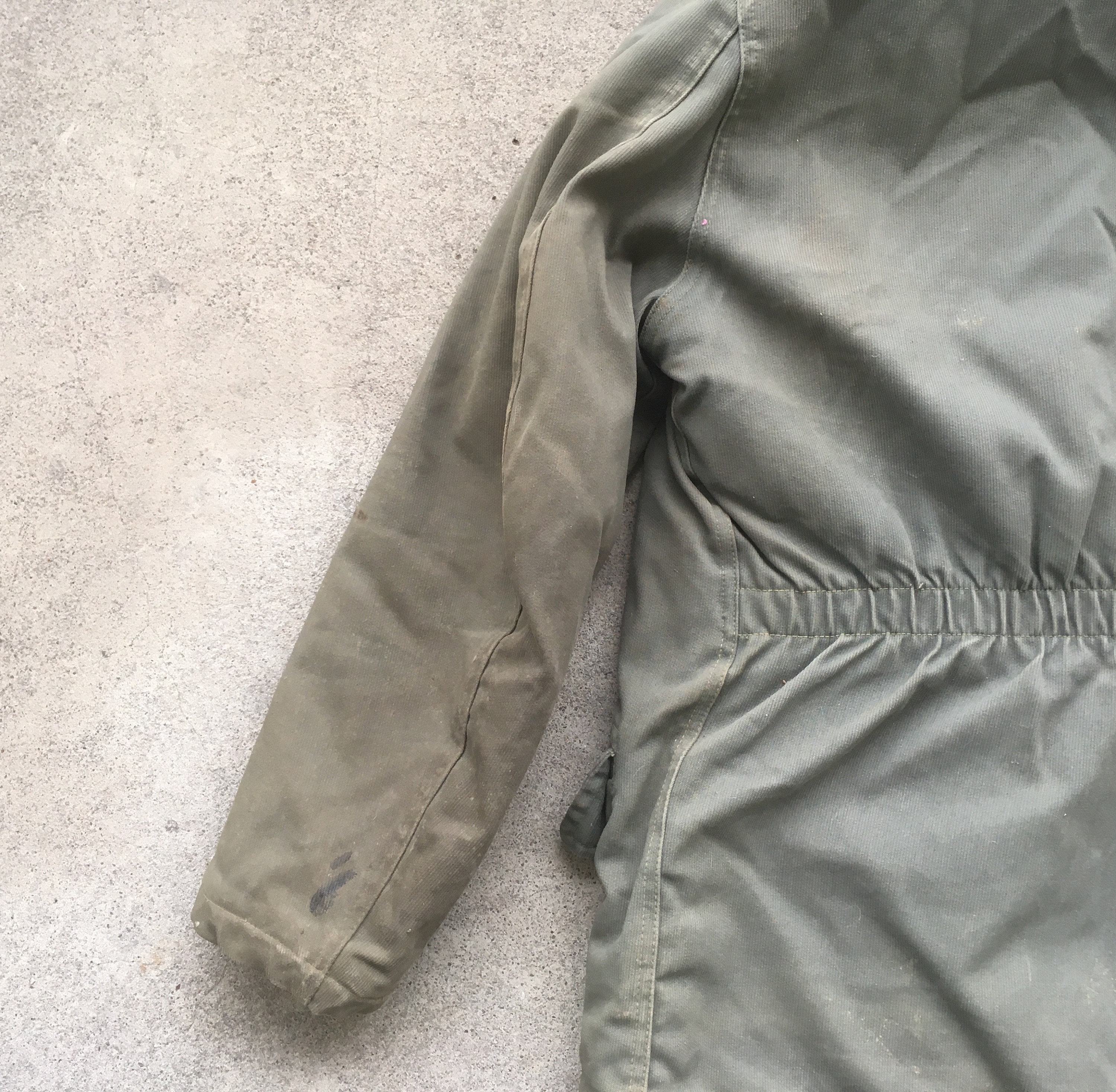 Vintage 1960s Mens KLIMATED Sportswear Army Green Cotton