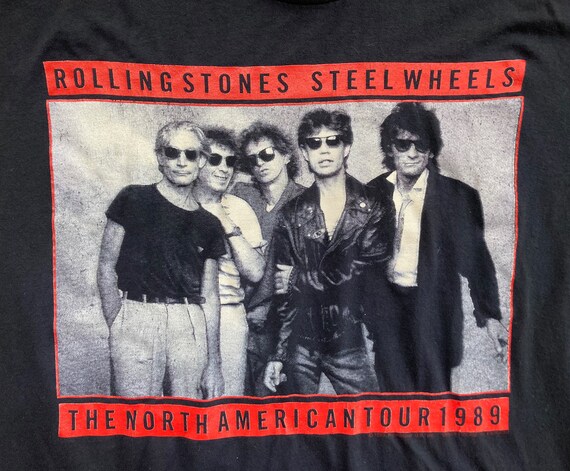 Vintage 1980s ROLLING STONES Steel Wheels 1989 North American