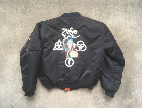 led zeppelin bomber jacket