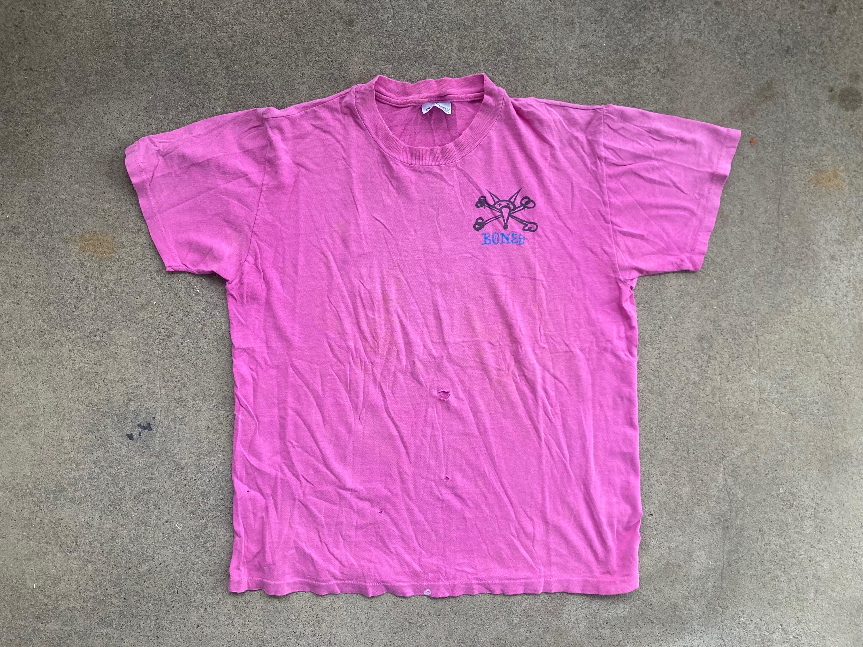 ヴィンテージ 1980年代 POWELL PERALTA ラットボーンズ ピンク T