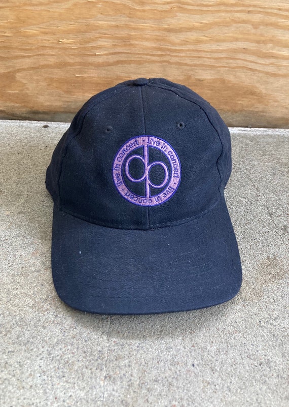 90s Deep Purple キャップ Vintage 1990s DEEP PURPLE Black Snapback Trucker HAT Cap Concert