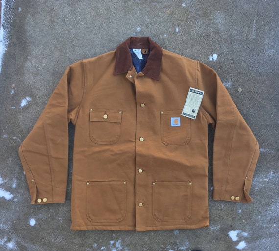 Vintage Mens 1990s CARHARTT Duck Canvas Blanket Li
