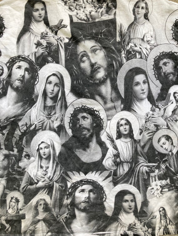 ARCHAIC SMILE イエスキリストプリントTシャツ