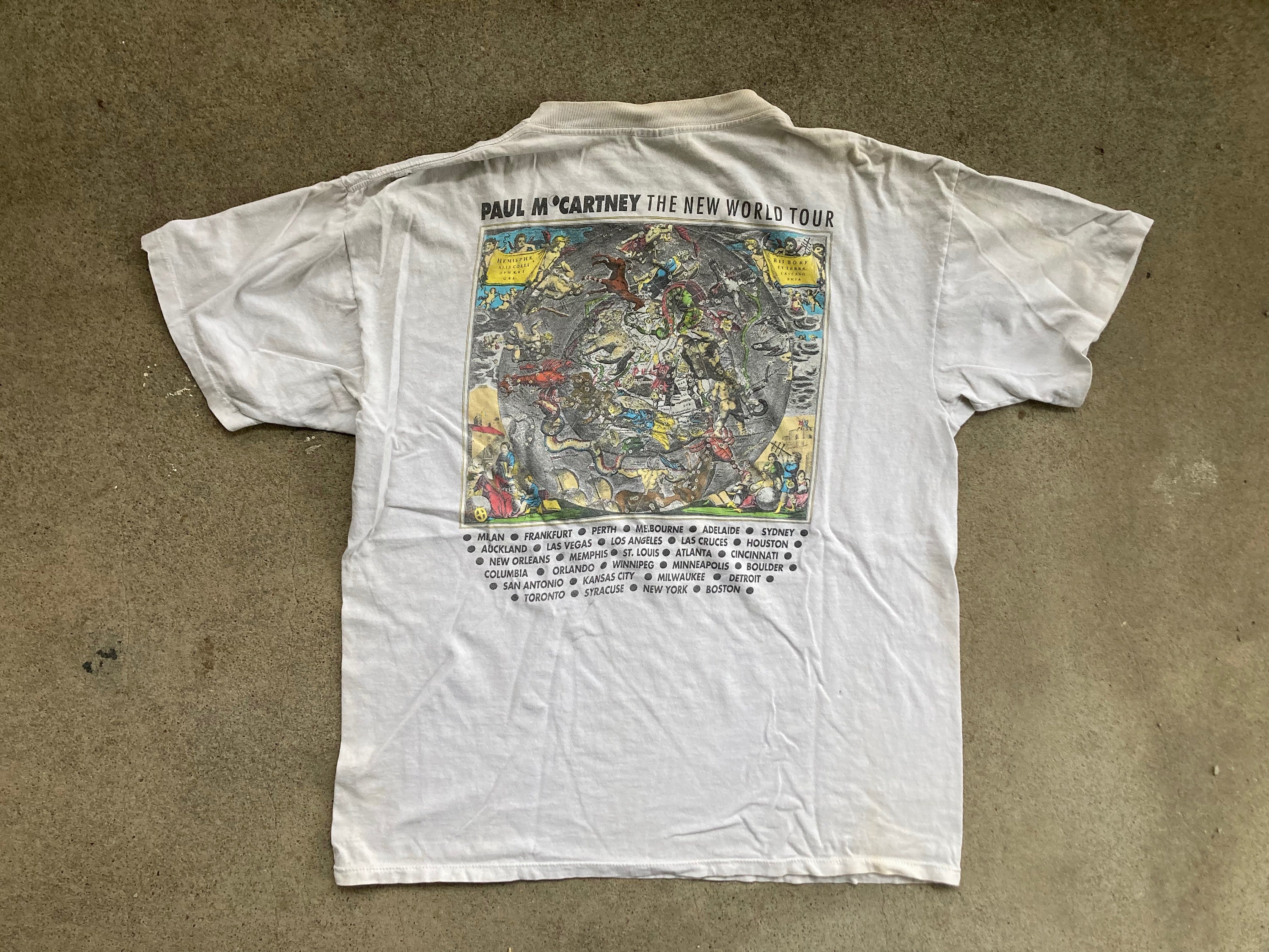 トップス 00s Paul McCartney \"Graphic L/S T-Shirt\" Paul McCartney 2005 US Tour t-shirt collectible mens womens
