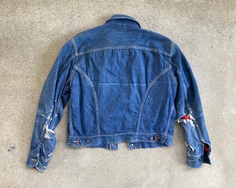 K*様 60s zip up denim jacket Vintage 1960s Rare Levi's Mens Denim Big Label Full Zip