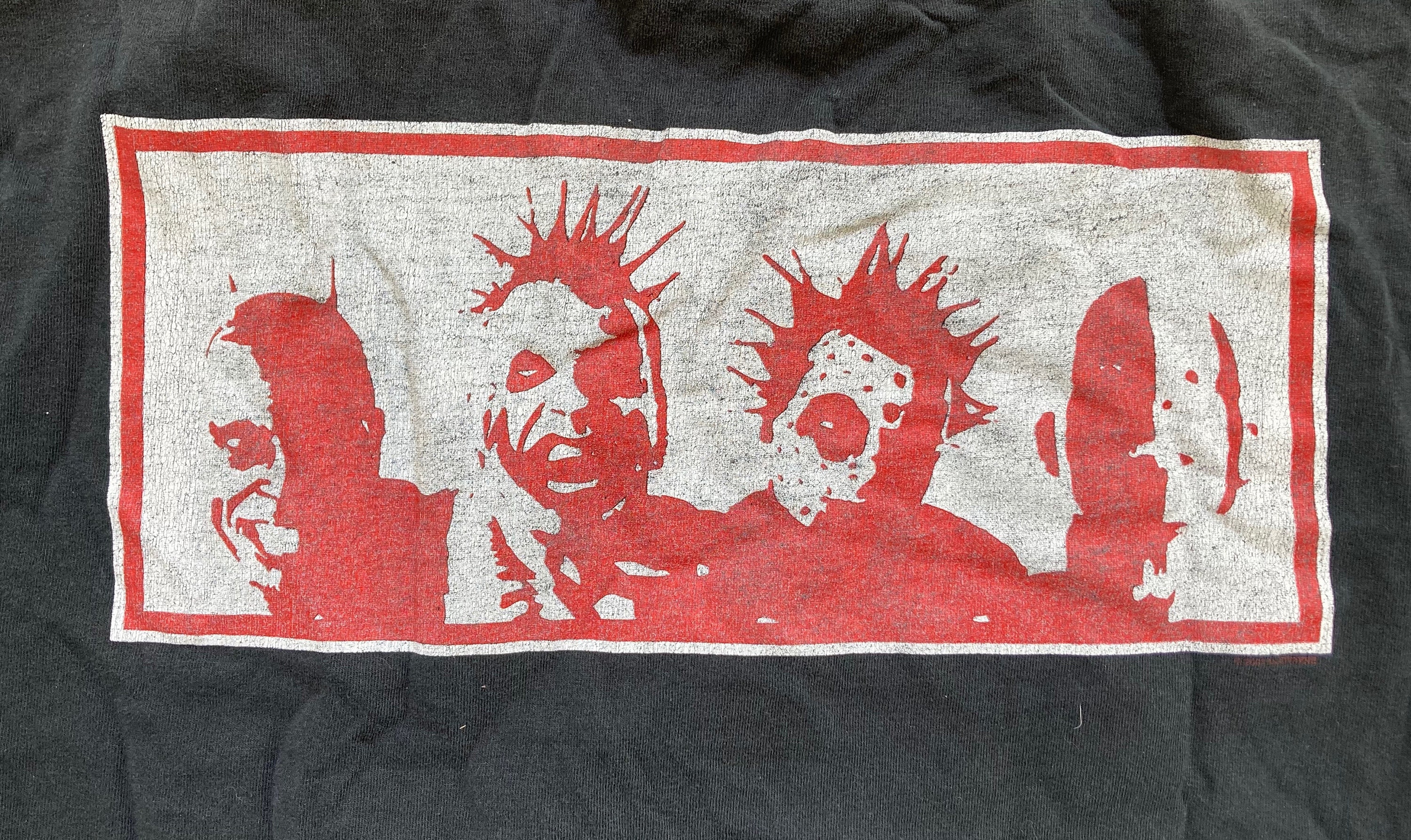 Vintage 1990s MUDVAYNE Black Cotton Crewneck T-SHIRT Size