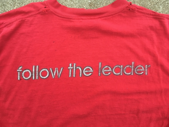 Vintage 1990s KORN 'Follow The Leader' Distressed… - image 5