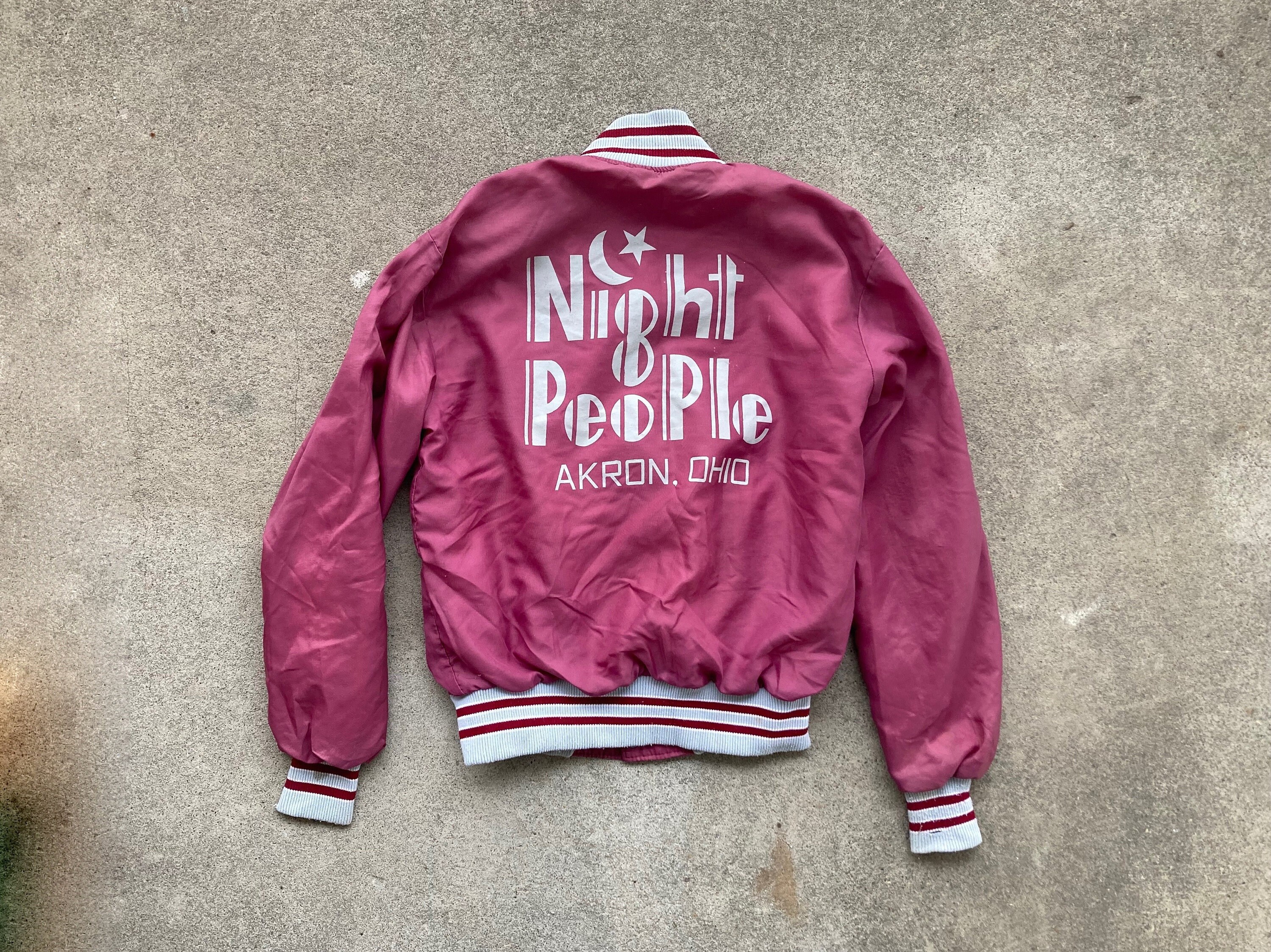 Pick Vintage 1990 Neo Blood Varsity Bomber Jacket Snap 