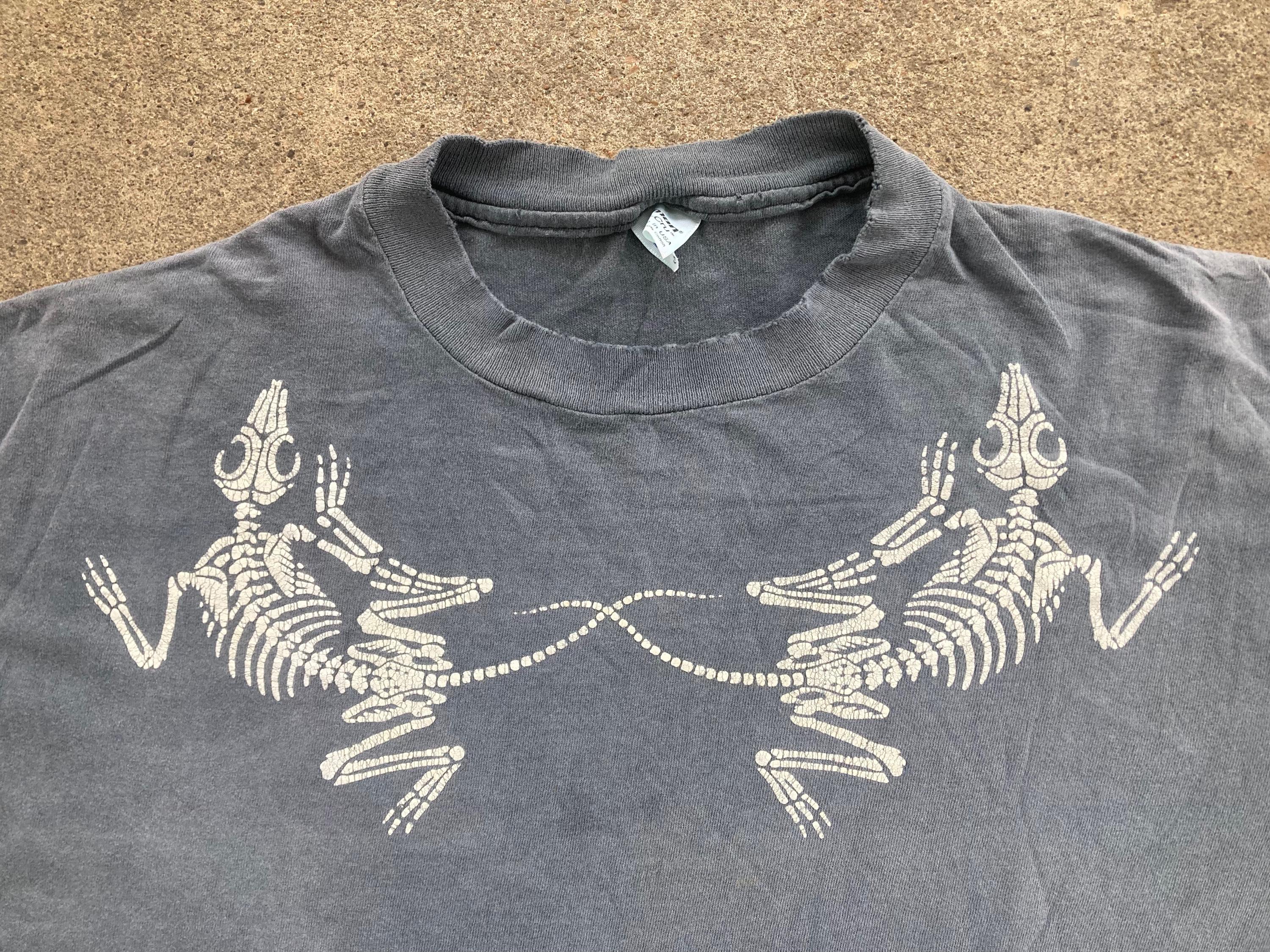 80s POWELL PERALTA lizard bone L パウエル Vintage 1980s POWELL PERALTA Lizard Bones Black T-SHIRT Size