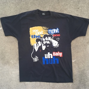 Vintage 1990s RAY CHARLES Uh Huh Baby Diet Pepsi Promo Black T-SHIRT Size Large Single Stitch Concert Tour Band You Got The Right One