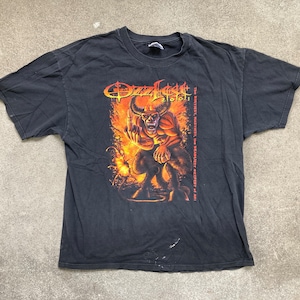 Vintage OZZFEST 2001 Black Cotton T-SHIRT Size Extra Large