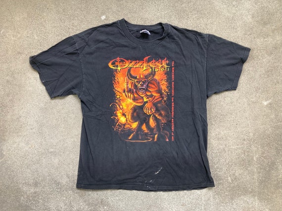 Vintage OZZFEST 2001 Black Cotton T-SHIRT Size Extra Large Vintage OZZFEST 2001 Black Cotton T-SHIRT Size Extra Large