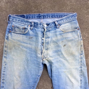Vintage 1970s LEVIS 501 REDLINE Selvedge 524 Button - Etsy