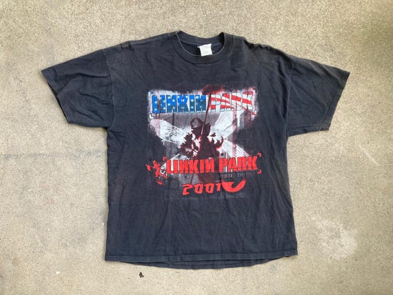 Vintage LINKIN PARK Hybrid Theory 2001 Tour T-SHIRT Size Extra