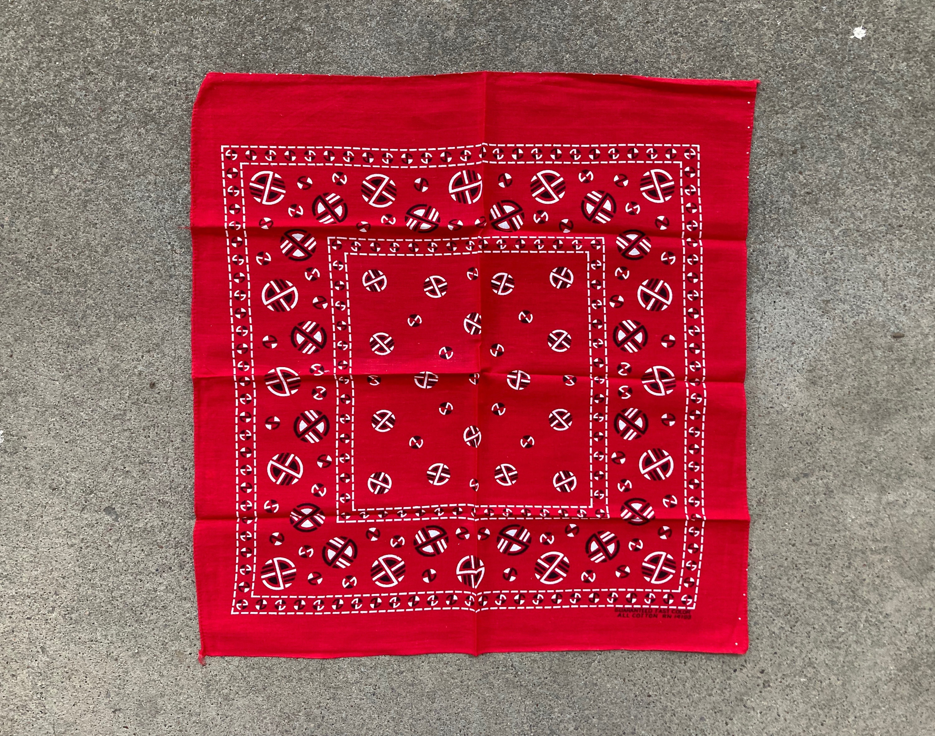 DEAD STOCK 60S VINTAGE BANDANA キムタク Deadstock Bandana - Etsy