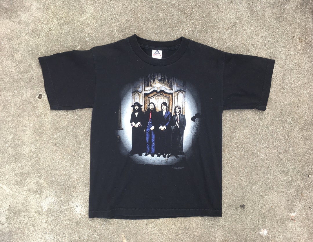 Vintage 1990s THE BEATLES 'hey Jude' Black Black Cotton Crewneck T