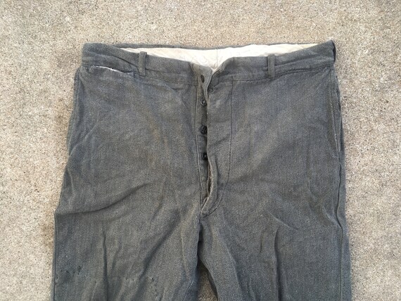 Vintage 1930 1940s Sanforized SALT & PEPPER Cotton