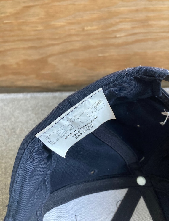 Vintage 1990s DEEP PURPLE Black Snapback Trucker HAT Cap Concert