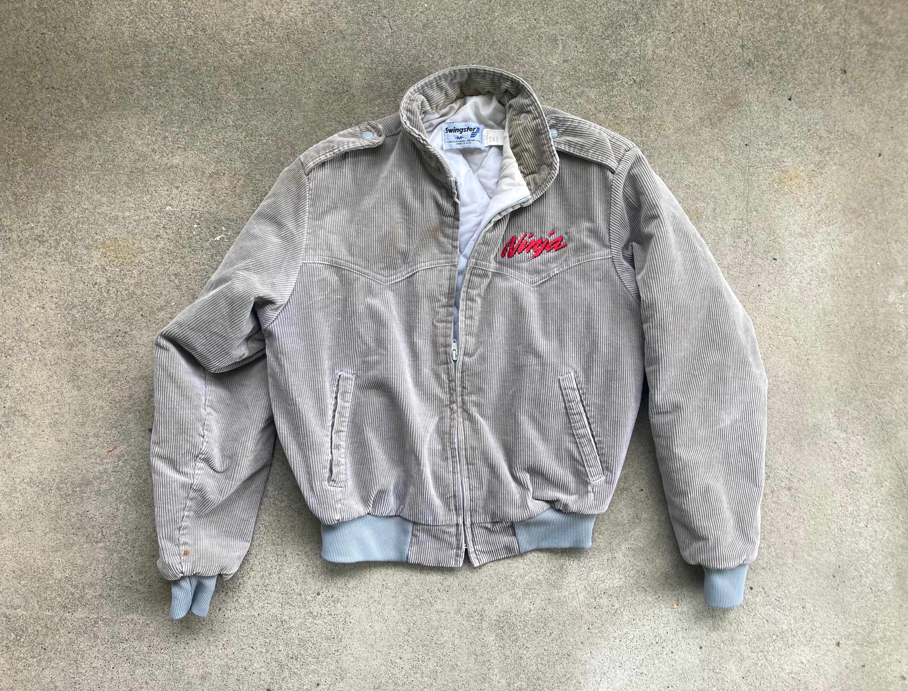 【Anyone more】Rian Vintage Corduroy Zip-Up Corduroy Zip-Up Jacket in Royal – SVRN