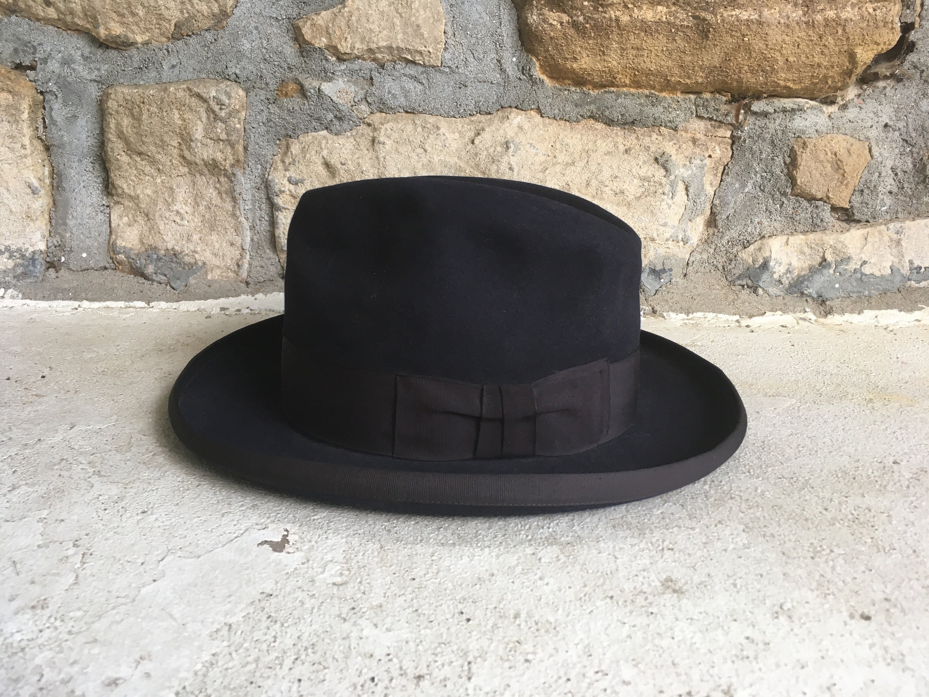 帽子 40s Vintage Borsalino Alex 7 3/8 59cm 40s borsalino - Gem