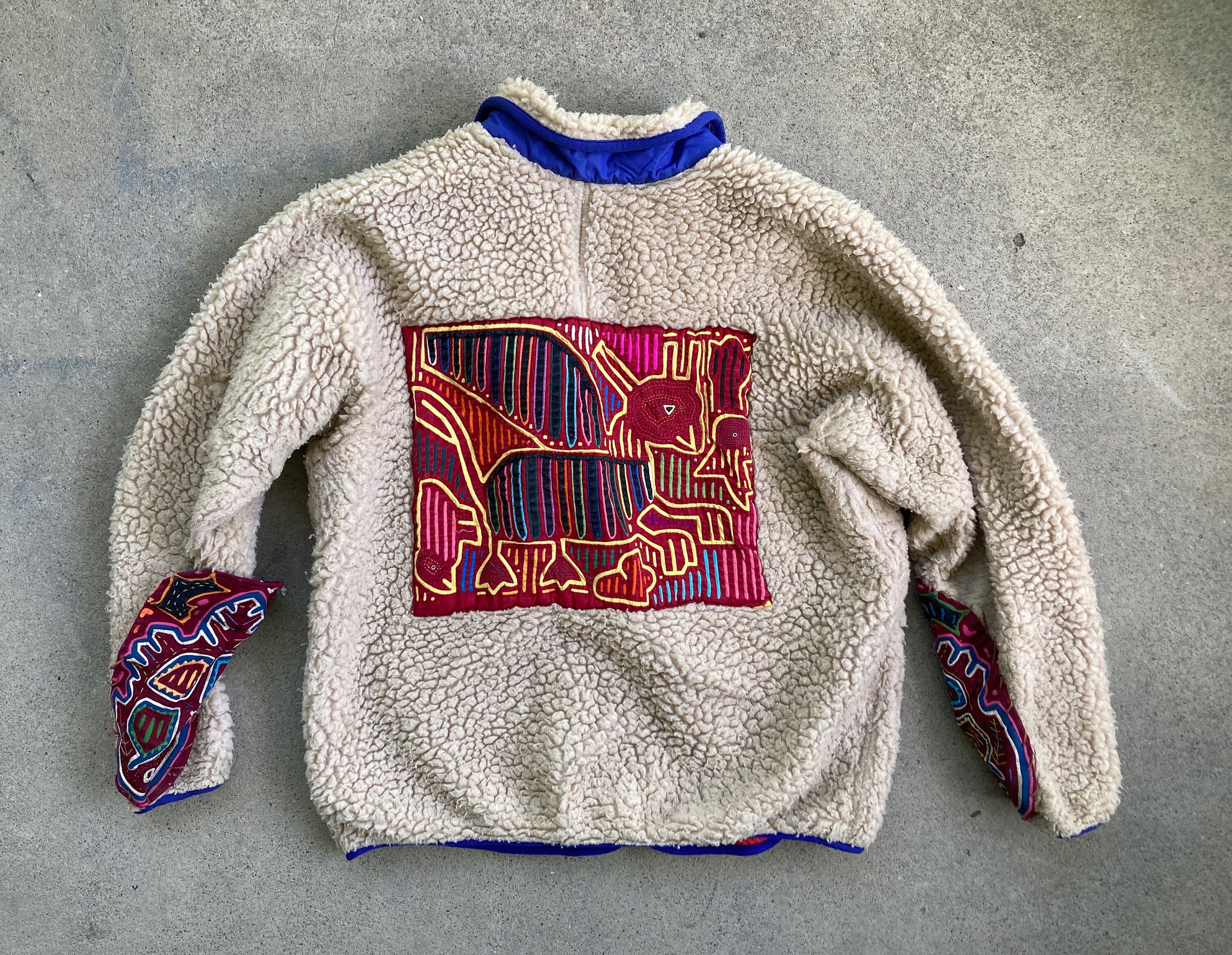 Vintage 1980s PATAGONIA Retro X Deep Pile Oatmeal Fleece Vintage 1980s PATAGONIA Retro X Deep Pile Oatmeal Fleece